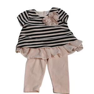 Marmellata Black/Pink Set Baby Girl